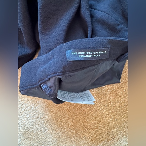 🍂NWOT Madewell The Rosedale High-Rise Straight Pant in Crepe - Picture 10 of 11